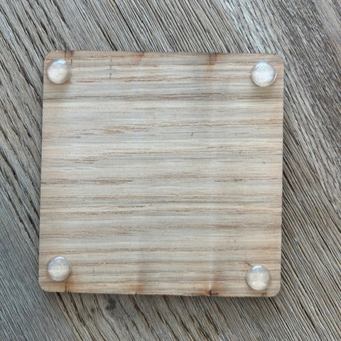 FGR 4 X Wooden Coaster Set