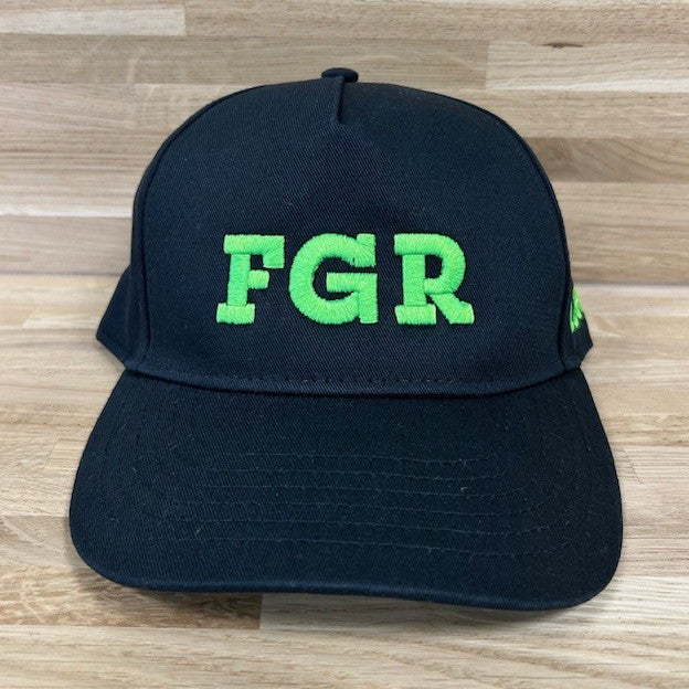 FGR Blk/Grn Organic Cotton Cap