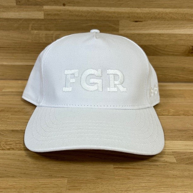 FGR Wht/Wht Organic Cotton Cap
