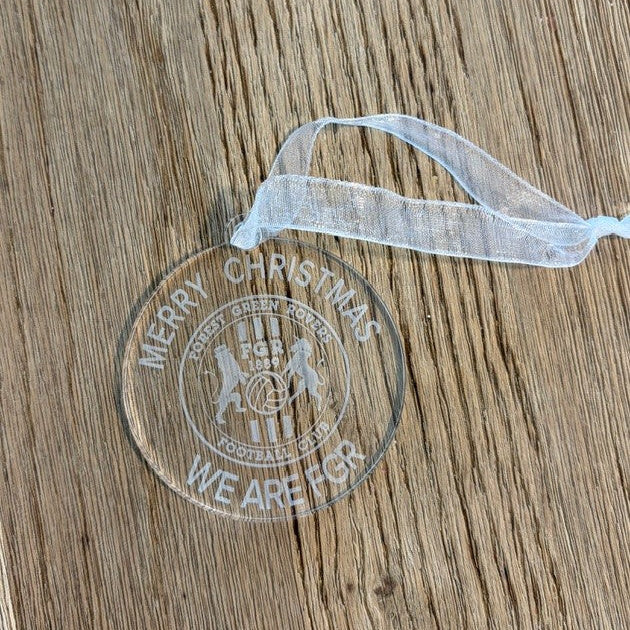 MERRY CHRISTMAS FGR Acrylic Tree Decoration