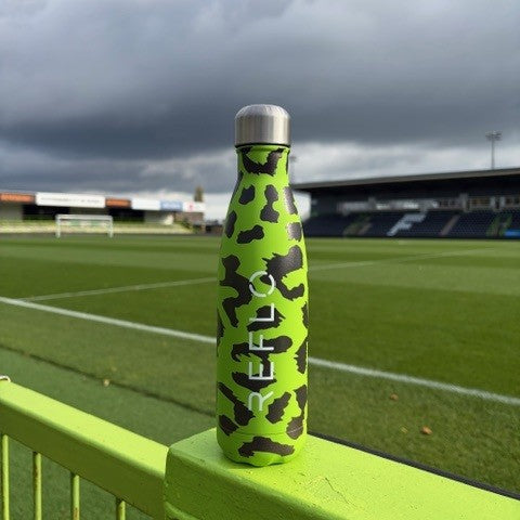 FGR Bold Print Water Bottle- Green