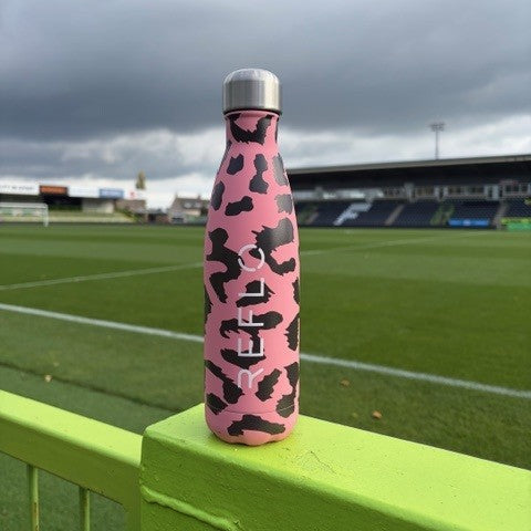 FGR Bold Print Water Bottle- Pink