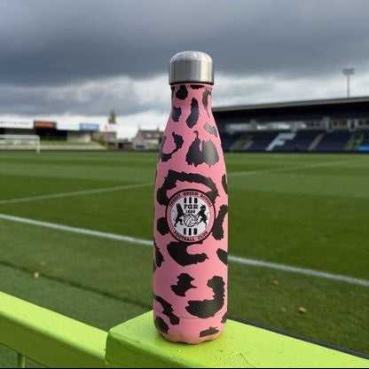 FGR Bold Print Water Bottle- Pink