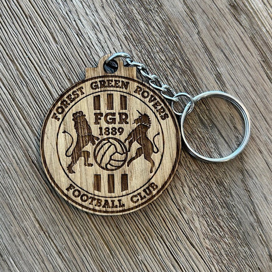 FGR Wooden Crest Keyring