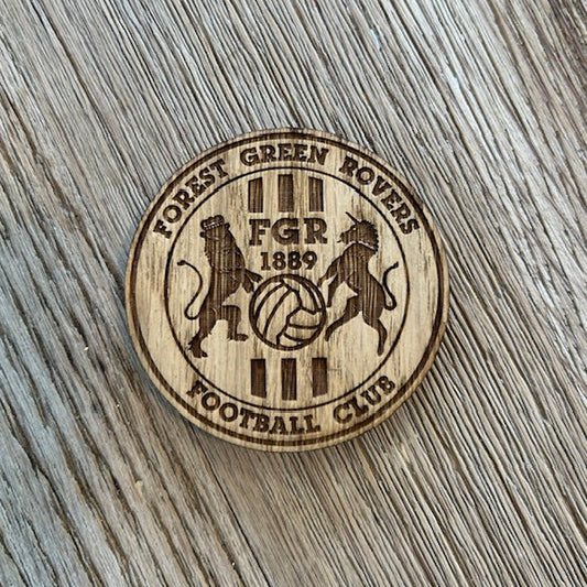 FGR Wooden Crest Fridge Magnet