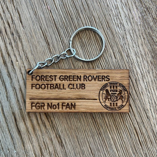 FGR No.1 Fan Wooden Street Sign Keyring