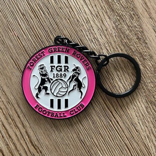 FGR Pink Crest Keyring