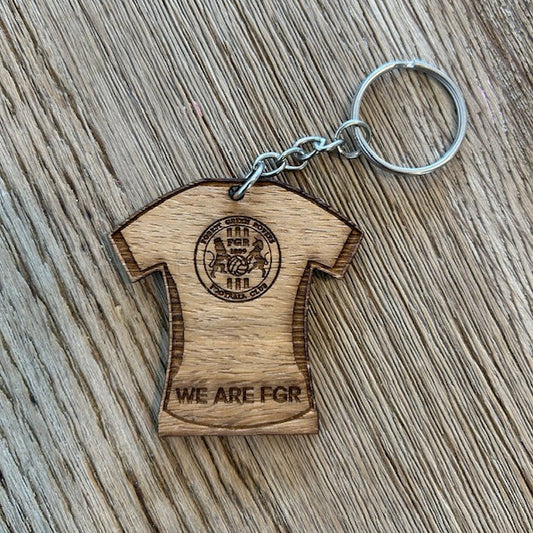 FGR Wooden Player Shirt Keyring