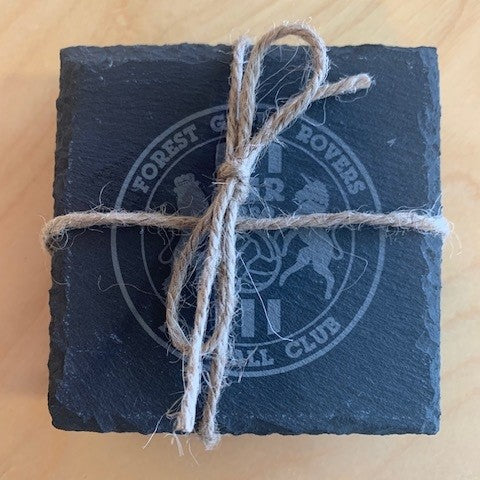 4 X FGR Slate Coaster Set