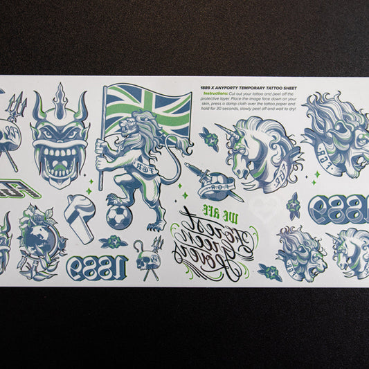 Temporary Tattoo Sheet